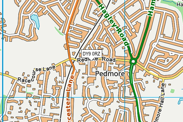 DY9 0RZ map - OS VectorMap District (Ordnance Survey) DY9 0RZ map - OS VectorMap District (Ordnance Survey)
