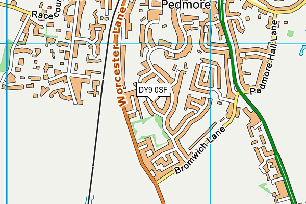 DY9 0SF map - OS VectorMap District (Ordnance Survey) DY9 0SF map - OS VectorMap District (Ordnance Survey)