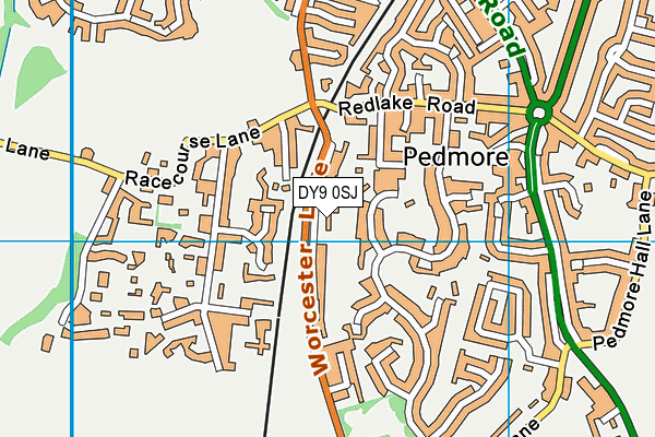 DY9 0SJ map - OS VectorMap District (Ordnance Survey) DY9 0SJ map - OS VectorMap District (Ordnance Survey)