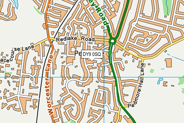 DY9 0SQ map - OS VectorMap District (Ordnance Survey) DY9 0SQ map - OS VectorMap District (Ordnance Survey)
