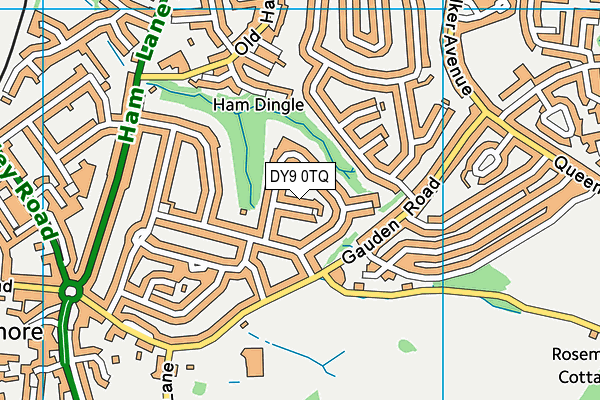 DY9 0TQ map - OS VectorMap District (Ordnance Survey) DY9 0TQ map - OS VectorMap District (Ordnance Survey)