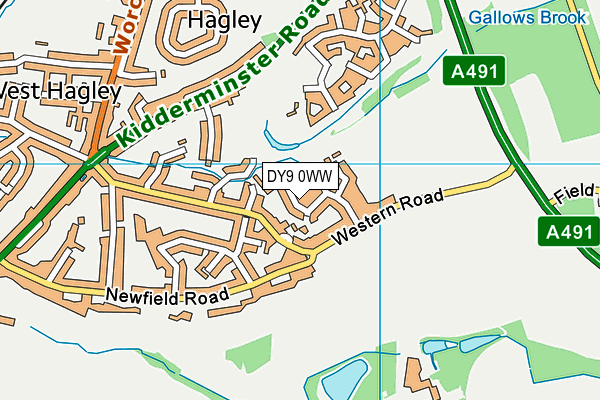 DY9 0WW map - OS VectorMap District (Ordnance Survey) DY9 0WW map - OS VectorMap District (Ordnance Survey)