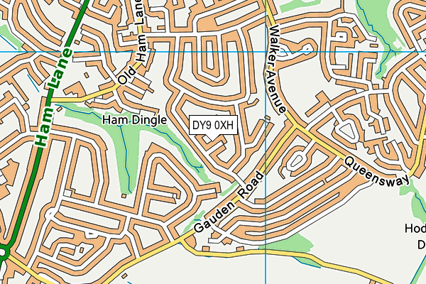 DY9 0XH map - OS VectorMap District (Ordnance Survey) DY9 0XH map - OS VectorMap District (Ordnance Survey)