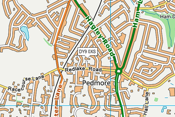 DY9 0XS map - OS VectorMap District (Ordnance Survey) DY9 0XS map - OS VectorMap District (Ordnance Survey)