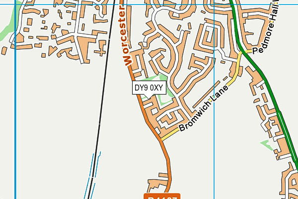 DY9 0XY map - OS VectorMap District (Ordnance Survey) DY9 0XY map - OS VectorMap District (Ordnance Survey)