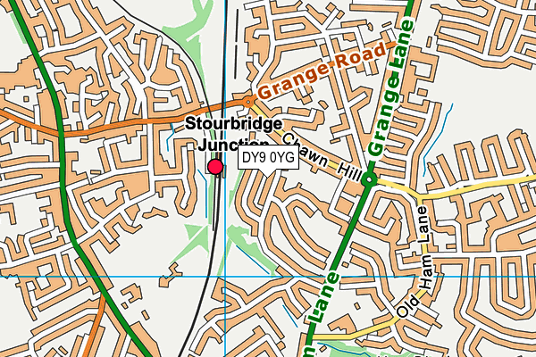DY9 0YG map - OS VectorMap District (Ordnance Survey) DY9 0YG map - OS VectorMap District (Ordnance Survey)