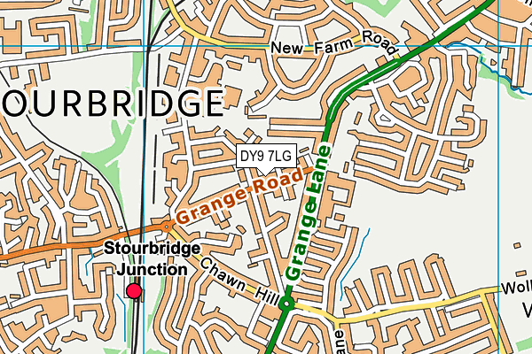 DY9 7LG map - OS VectorMap District (Ordnance Survey) DY9 7LG map - OS VectorMap District (Ordnance Survey)
