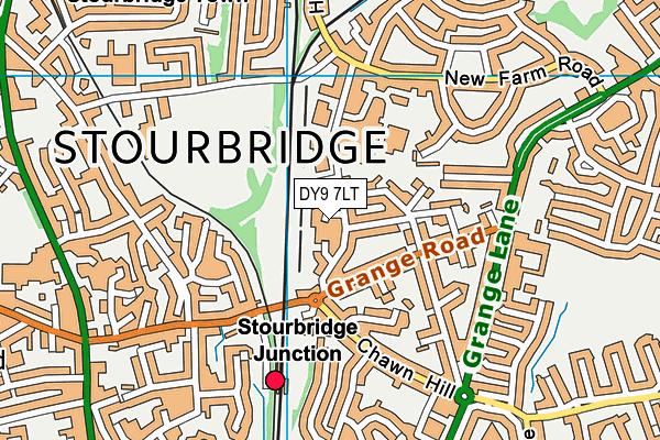 DY9 7LT map - OS VectorMap District (Ordnance Survey) DY9 7LT map - OS VectorMap District (Ordnance Survey)