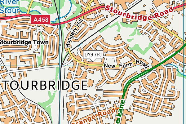 DY9 7PJ map - OS VectorMap District (Ordnance Survey) DY9 7PJ map - OS VectorMap District (Ordnance Survey)