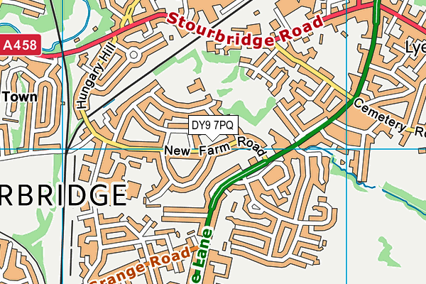 DY9 7PQ map - OS VectorMap District (Ordnance Survey) DY9 7PQ map - OS VectorMap District (Ordnance Survey)