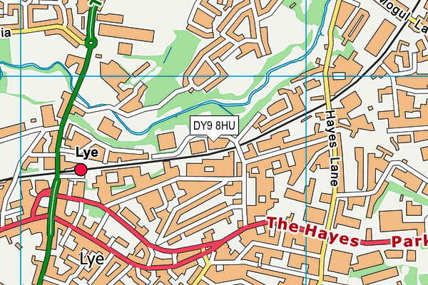 DY9 8HU map - OS VectorMap District (Ordnance Survey) DY9 8HU map - OS VectorMap District (Ordnance Survey)