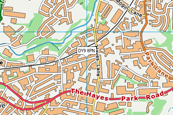 DY9 8PN map - OS VectorMap District (Ordnance Survey) DY9 8PN map - OS VectorMap District (Ordnance Survey)