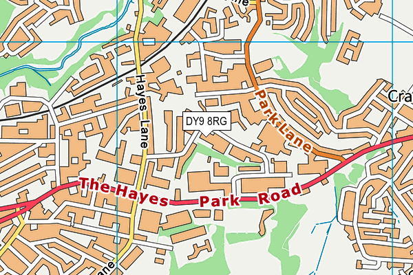 DY9 8RG map - OS VectorMap District (Ordnance Survey) DY9 8RG map - OS VectorMap District (Ordnance Survey)