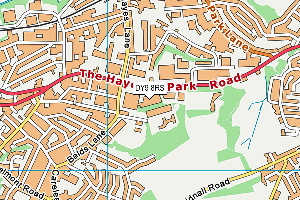 DY9 8RS map - OS VectorMap District (Ordnance Survey) DY9 8RS map - OS VectorMap District (Ordnance Survey)