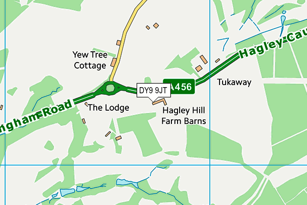 DY9 9JT map - OS VectorMap District (Ordnance Survey) DY9 9JT map - OS VectorMap District (Ordnance Survey)