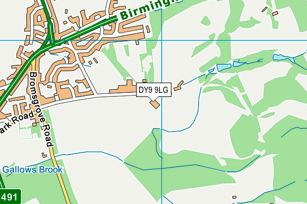 DY9 9LG map - OS VectorMap District (Ordnance Survey) DY9 9LG map - OS VectorMap District (Ordnance Survey)