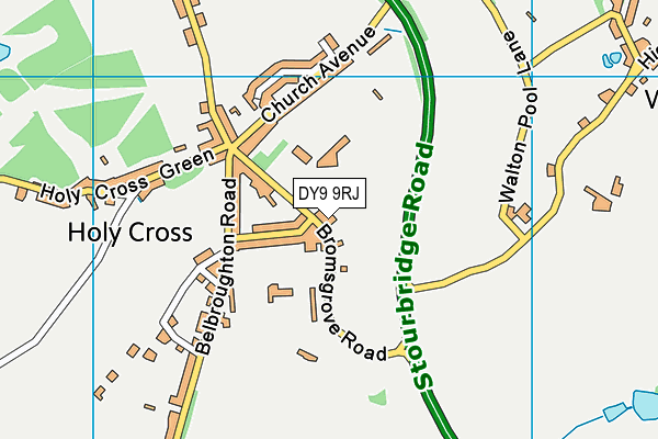 DY9 9RJ map - OS VectorMap District (Ordnance Survey) DY9 9RJ map - OS VectorMap District (Ordnance Survey)