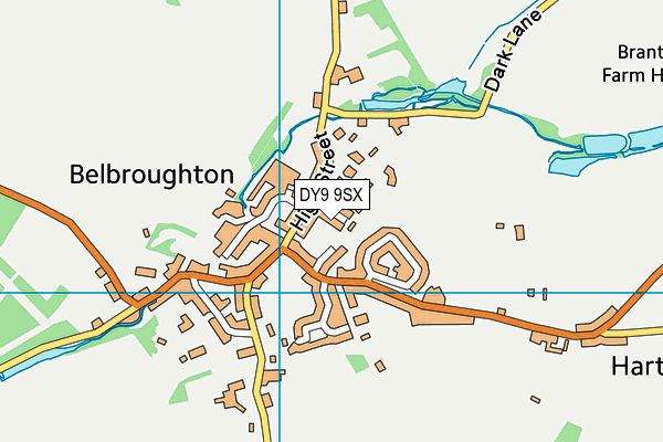 DY9 9SX map - OS VectorMap District (Ordnance Survey) DY9 9SX map - OS VectorMap District (Ordnance Survey)