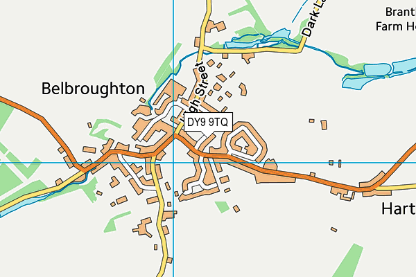 DY9 9TQ map - OS VectorMap District (Ordnance Survey) DY9 9TQ map - OS VectorMap District (Ordnance Survey)
