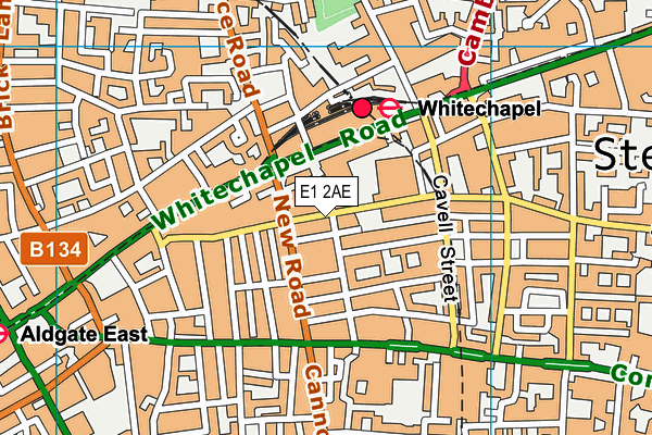 E1 2AE map - OS VectorMap District (Ordnance Survey) E1 2AE map - OS VectorMap District (Ordnance Survey)
