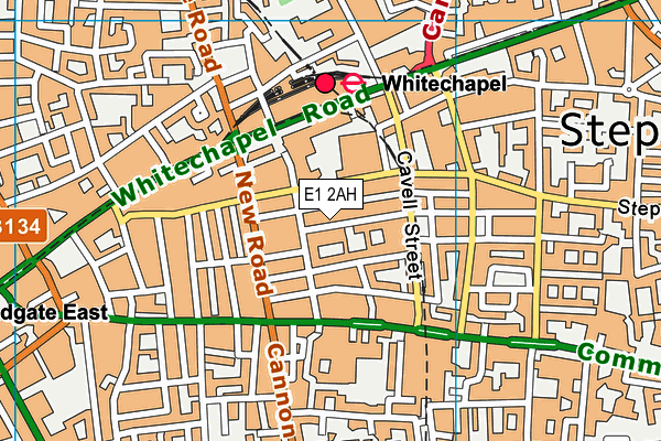E1 2AH map - OS VectorMap District (Ordnance Survey) E1 2AH map - OS VectorMap District (Ordnance Survey)
