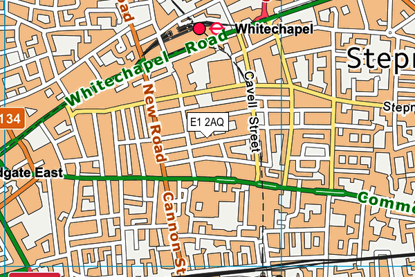 E1 2AQ map - OS VectorMap District (Ordnance Survey) E1 2AQ map - OS VectorMap District (Ordnance Survey)