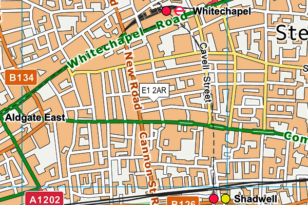 E1 2AR map - OS VectorMap District (Ordnance Survey) E1 2AR map - OS VectorMap District (Ordnance Survey)