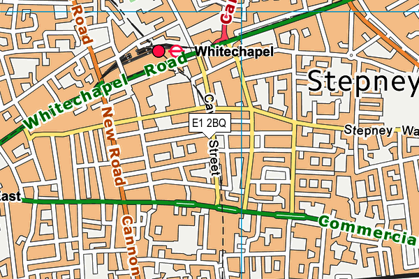 E1 2BQ map - OS VectorMap District (Ordnance Survey) E1 2BQ map - OS VectorMap District (Ordnance Survey)
