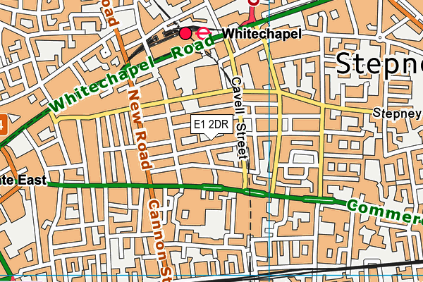 E1 2DR map - OS VectorMap District (Ordnance Survey) E1 2DR map - OS VectorMap District (Ordnance Survey)
