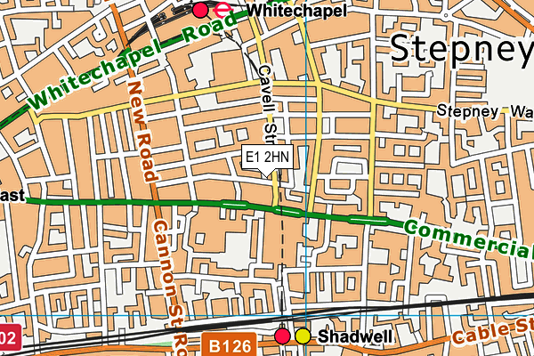 E1 2HN map - OS VectorMap District (Ordnance Survey) E1 2HN map - OS VectorMap District (Ordnance Survey)