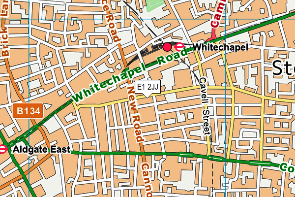 E1 2JJ map - OS VectorMap District (Ordnance Survey) E1 2JJ map - OS VectorMap District (Ordnance Survey)