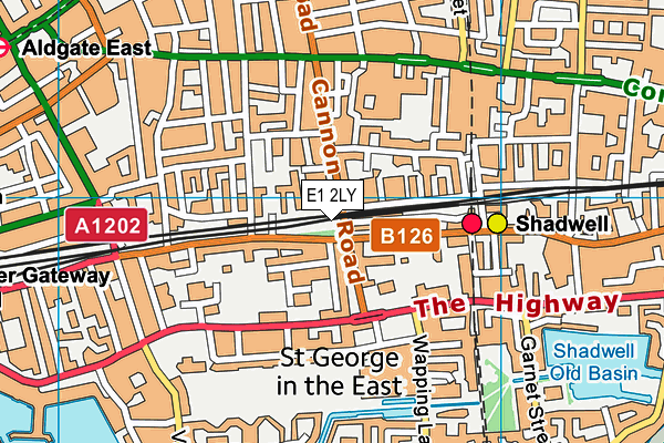 E1 2LY map - OS VectorMap District (Ordnance Survey) E1 2LY map - OS VectorMap District (Ordnance Survey)