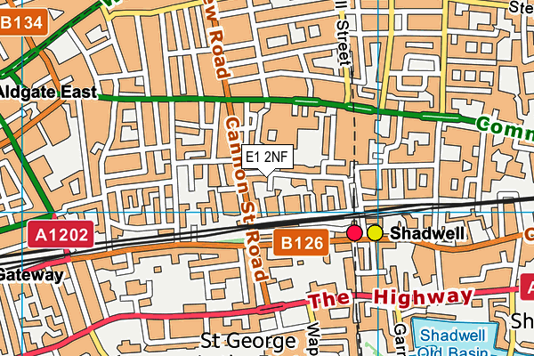 E1 2NF map - OS VectorMap District (Ordnance Survey) E1 2NF map - OS VectorMap District (Ordnance Survey)