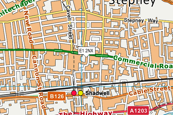E1 2NX map - OS VectorMap District (Ordnance Survey) E1 2NX map - OS VectorMap District (Ordnance Survey)