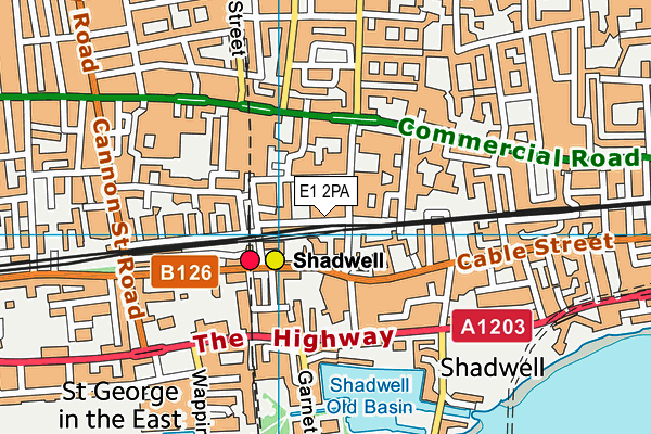 E1 2PA map - OS VectorMap District (Ordnance Survey) E1 2PA map - OS VectorMap District (Ordnance Survey)
