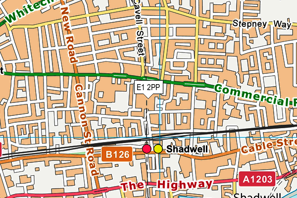 E1 2PP map - OS VectorMap District (Ordnance Survey) E1 2PP map - OS VectorMap District (Ordnance Survey)