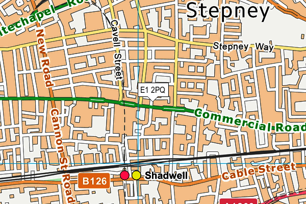 E1 2PQ map - OS VectorMap District (Ordnance Survey) E1 2PQ map - OS VectorMap District (Ordnance Survey)