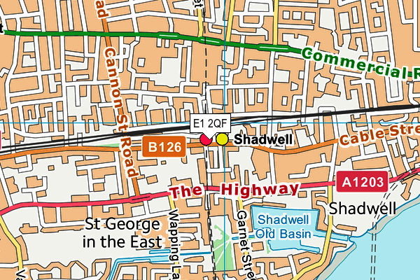 E1 2QF map - OS VectorMap District (Ordnance Survey) E1 2QF map - OS VectorMap District (Ordnance Survey)