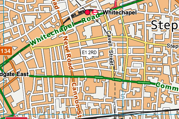 E1 2RD map - OS VectorMap District (Ordnance Survey) E1 2RD map - OS VectorMap District (Ordnance Survey)