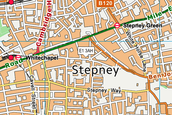 E1 3AH map - OS VectorMap District (Ordnance Survey) E1 3AH map - OS VectorMap District (Ordnance Survey)