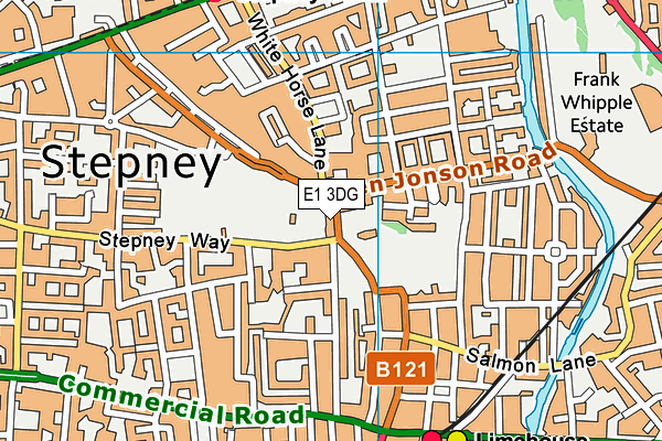 E1 3DG map - OS VectorMap District (Ordnance Survey) E1 3DG map - OS VectorMap District (Ordnance Survey)