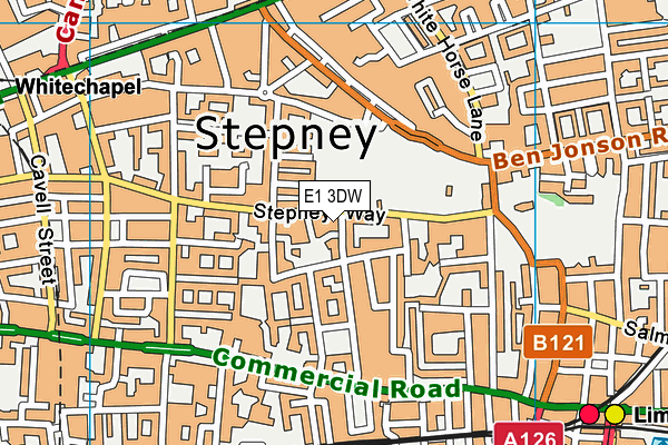 E1 3DW map - OS VectorMap District (Ordnance Survey) E1 3DW map - OS VectorMap District (Ordnance Survey)