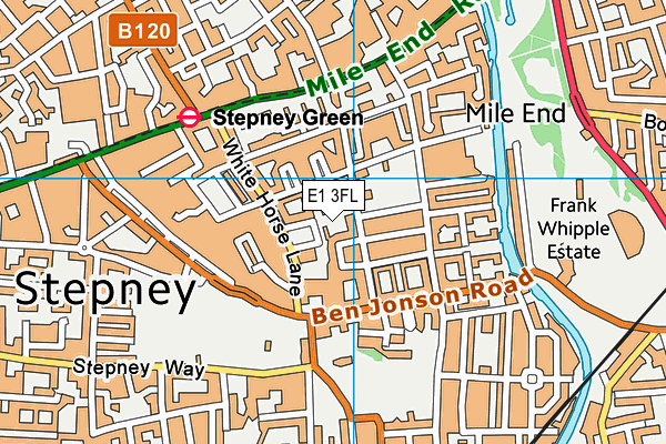 E1 3FL map - OS VectorMap District (Ordnance Survey) E1 3FL map - OS VectorMap District (Ordnance Survey)