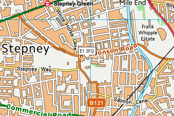 E1 3FQ map - OS VectorMap District (Ordnance Survey) E1 3FQ map - OS VectorMap District (Ordnance Survey)
