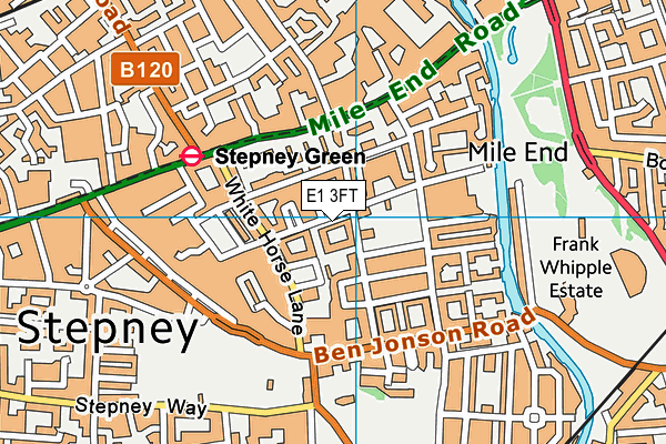 E1 3FT map - OS VectorMap District (Ordnance Survey) E1 3FT map - OS VectorMap District (Ordnance Survey)