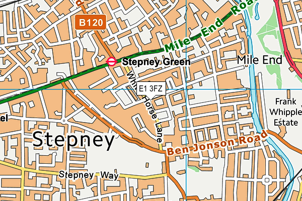 E1 3FZ map - OS VectorMap District (Ordnance Survey) E1 3FZ map - OS VectorMap District (Ordnance Survey)