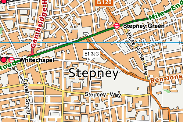 E1 3JG map - OS VectorMap District (Ordnance Survey) E1 3JG map - OS VectorMap District (Ordnance Survey)