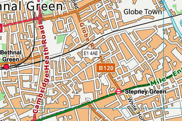 E1 4AE map - OS VectorMap District (Ordnance Survey) E1 4AE map - OS VectorMap District (Ordnance Survey)