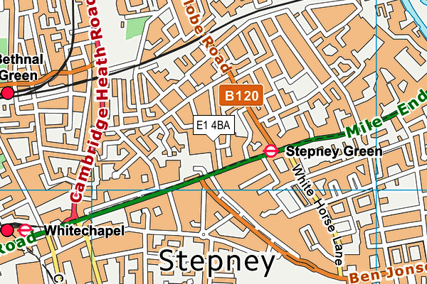 E1 4BA map - OS VectorMap District (Ordnance Survey) E1 4BA map - OS VectorMap District (Ordnance Survey)