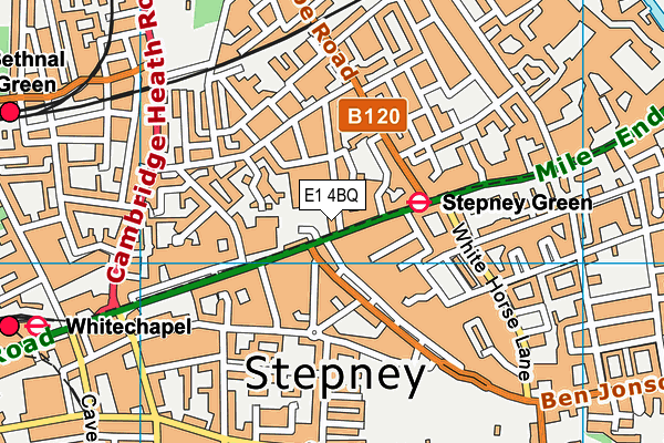 E1 4BQ map - OS VectorMap District (Ordnance Survey) E1 4BQ map - OS VectorMap District (Ordnance Survey)